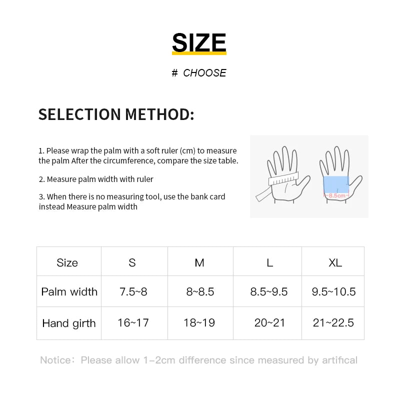 Non-Slip Silicone Half-Finger Cycling Gloves