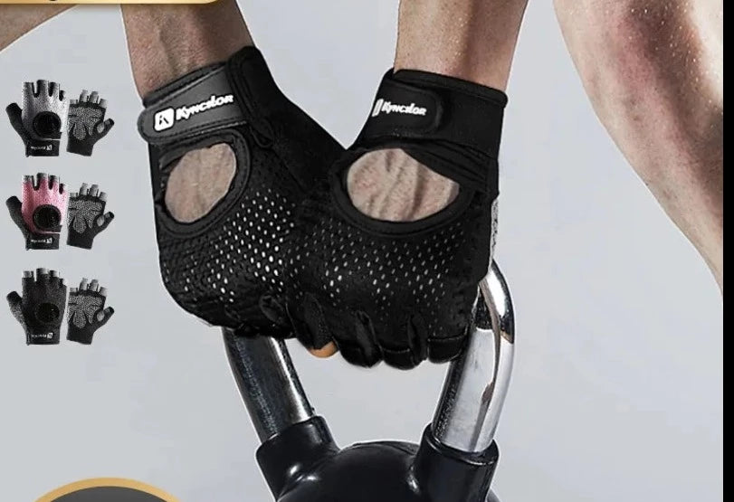 Non-Slip Silicone Half-Finger Cycling Gloves