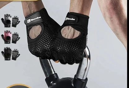Non-Slip Silicone Half-Finger Cycling Gloves